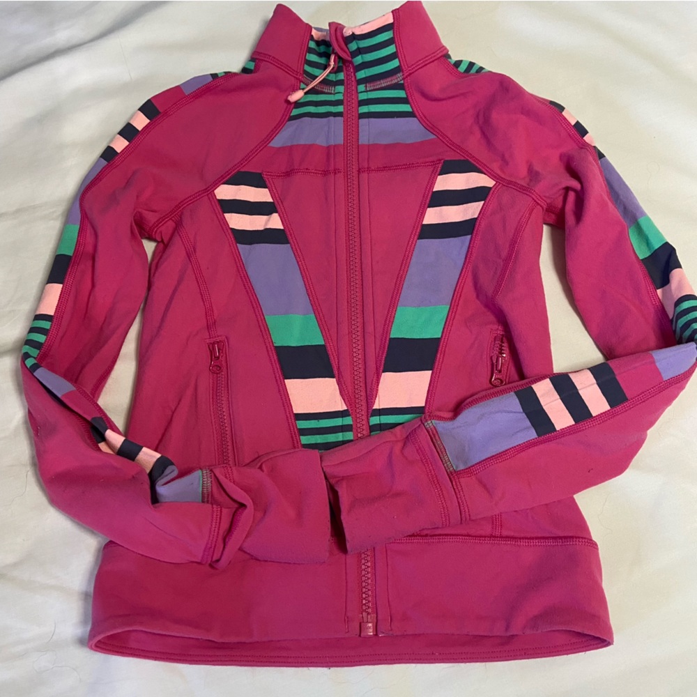 Ivivva perfect your practice full zip athletic jacket size 6